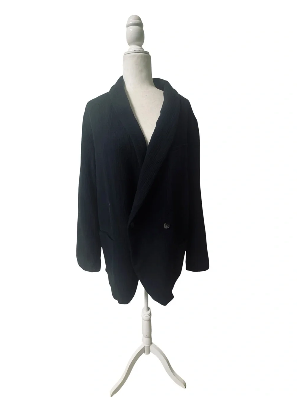 Free People Rowan relaxed  gauzy large blazer slouchy boho beach